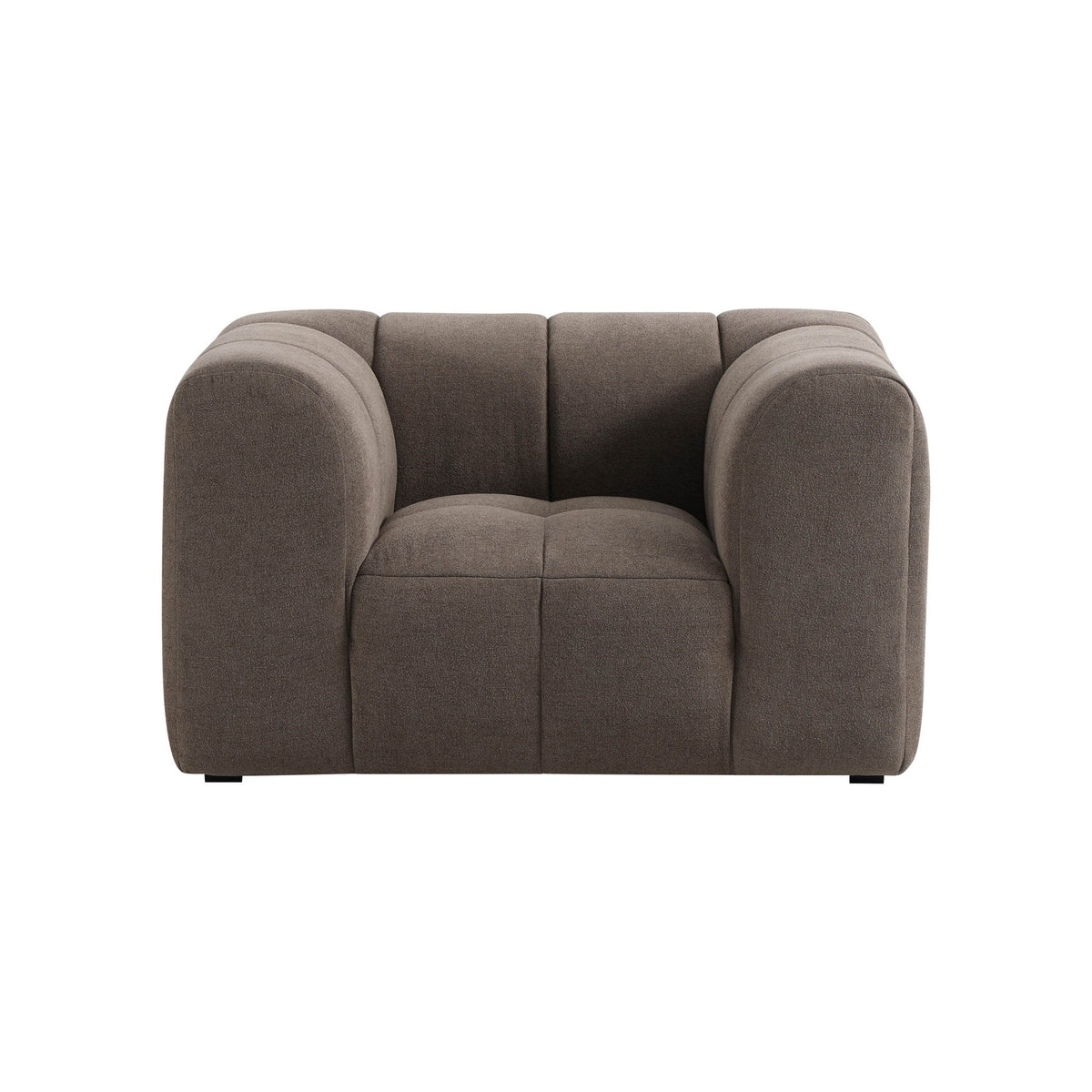 Dusklia - Manhattan Loveseat - Chenille Mushroom