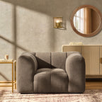Dusklia - Manhattan Loveseat - Chenille Mushroom