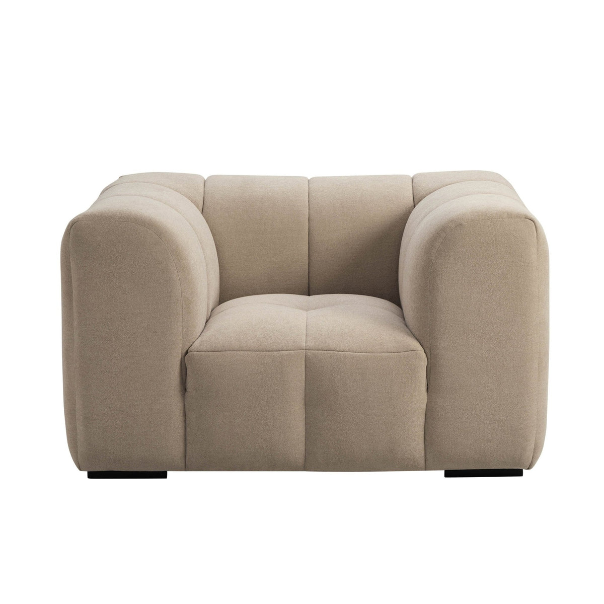 Dusklia - Manhattan Loveseat - Chenille Oatmeal