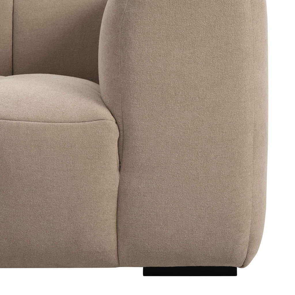 Dusklia - Manhattan Loveseat - Chenille Oatmeal