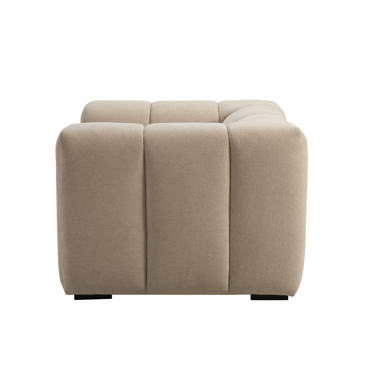 Dusklia - Manhattan Loveseat - Chenille Oatmeal