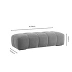 Dusklia - Manhattan Pouffe - Chenille Mushroom