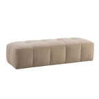 Dusklia - Manhattan Pouffe - Chenille Oatmeal