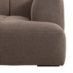Dusklia - Manhattan Left Hand Chaise Sofa - Chenille Mushroom