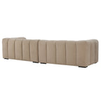 Dusklia - Manhattan Right Hand Chaise Sofa - Chenille Oatmeal