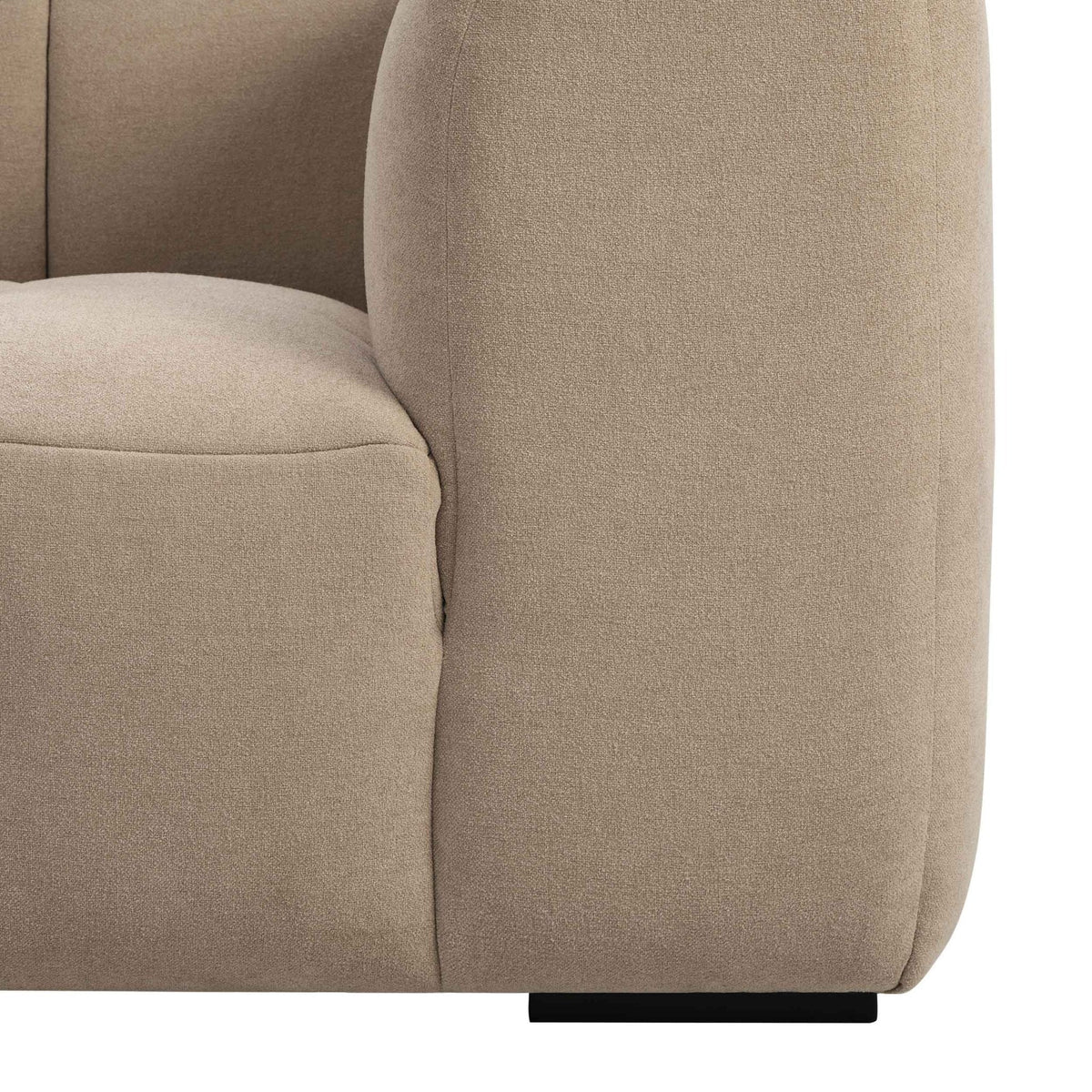 Dusklia - Manhattan Right Hand Chaise Sofa - Chenille Oatmeal