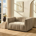 Dusklia - Manhattan Small 2 Seater Sofa - Chenille Oatmeal
