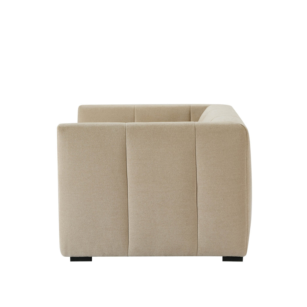 Dusklia - Manhattan Small 2 Seater Sofa - Chenille Oatmeal