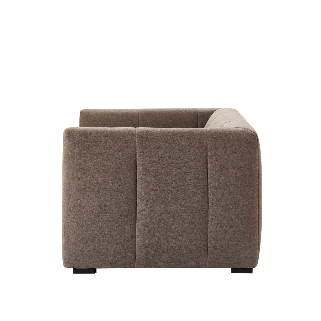 Dusklia - Manhattan Small 2 Seater Sofa - Chenille Mushroom