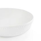 Dusklia - Margalo Beaded Set of 4 Cereal Bowls - White