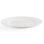 Dusklia - Margalo Beaded Set of 4 Dinner Plates - White