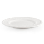 Dusklia - Margalo Beaded Set of 4 Side Plates - White