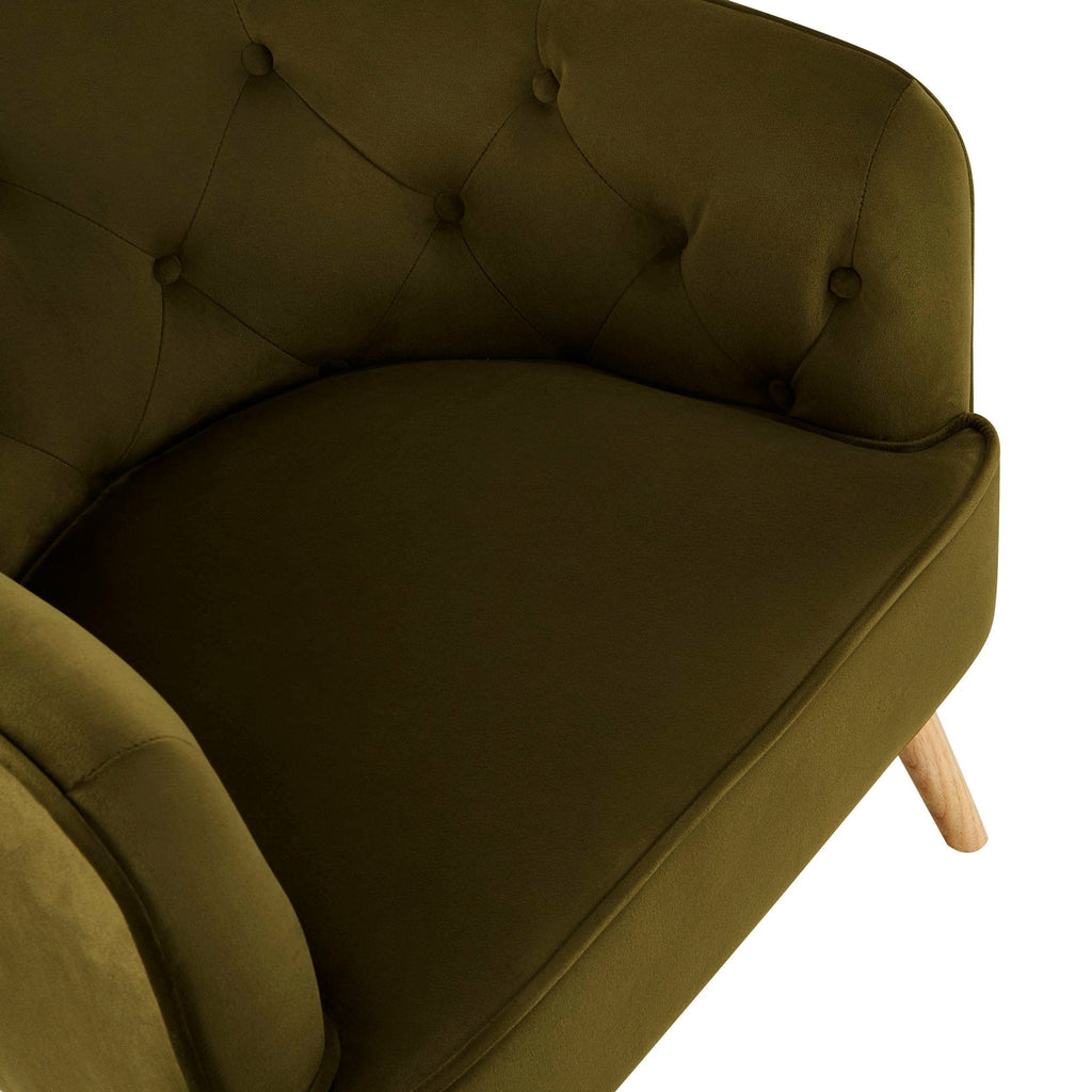 Dusklia - Margo Accent Chair - Rich Green
