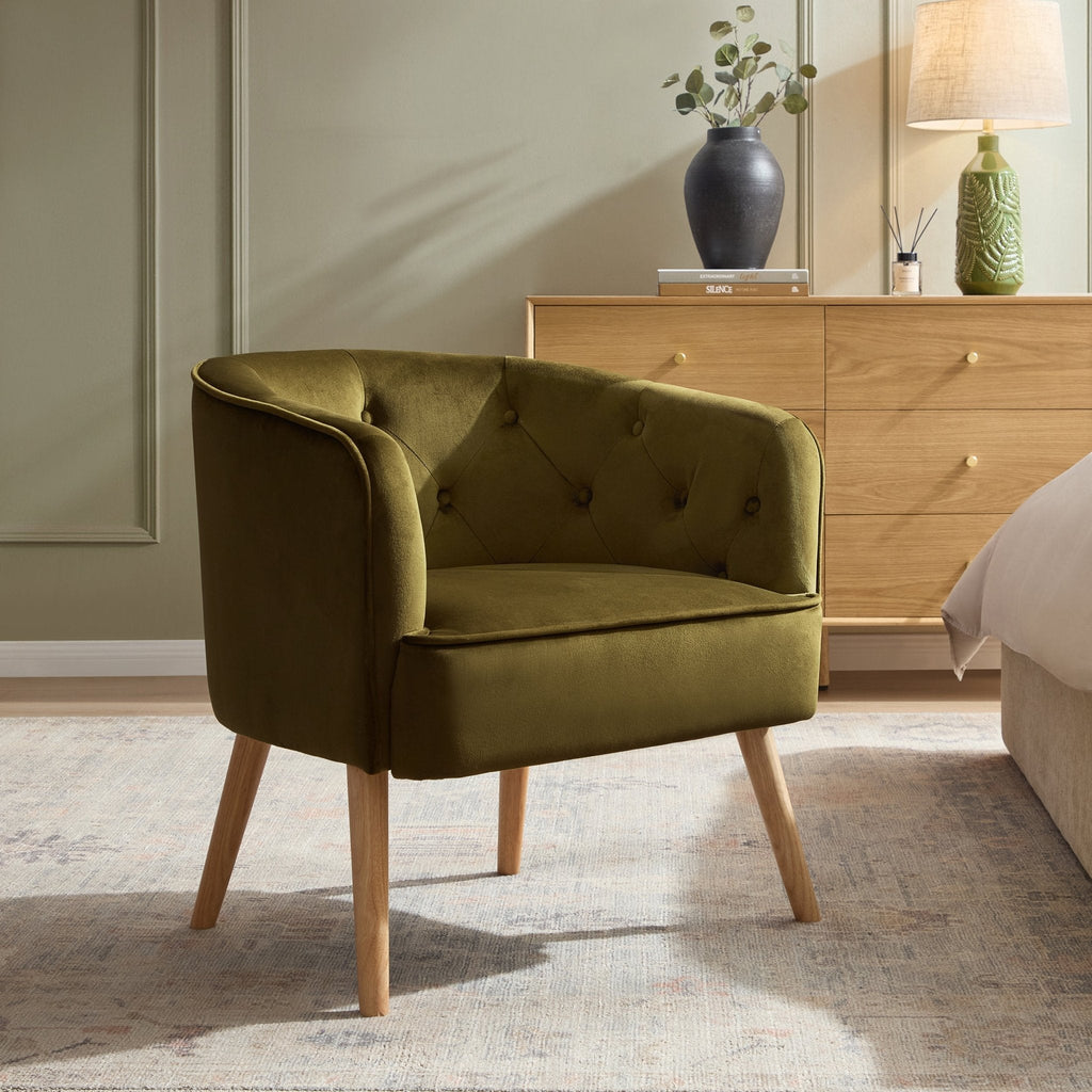Dusklia - Margo Accent Chair - Rich Green