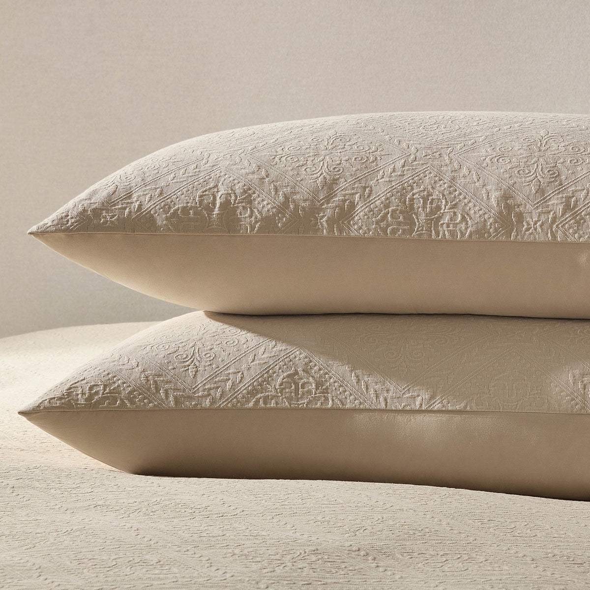 Dusklia - Margot 200 Thread Count Duvet Cover & Pillowcase Set - Natural