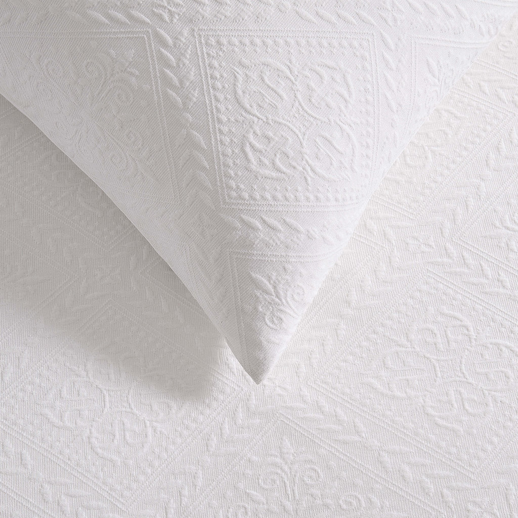 Dusklia - Margot 200 Thread Count Duvet Cover & Pillowcase Set - White