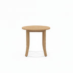 Dusklia - Maris Outdoor 2 Seater Round Bistro Dining Table and Chairs - Natural