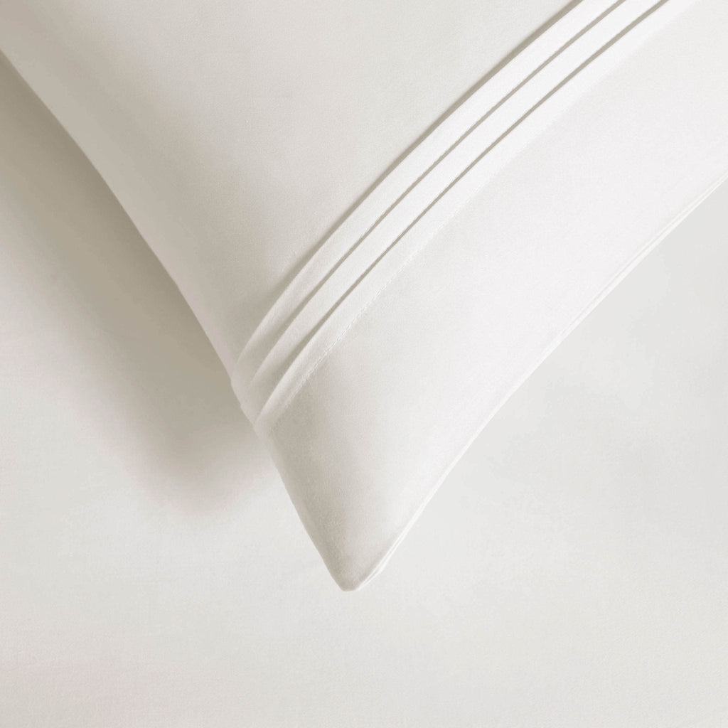 Dusklia - Marlowe 600 Thread Count Pair of Classic Pillowcases - White