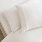 Dusklia - Marlowe 600 Thread Count Pair of Classic Pillowcases - White