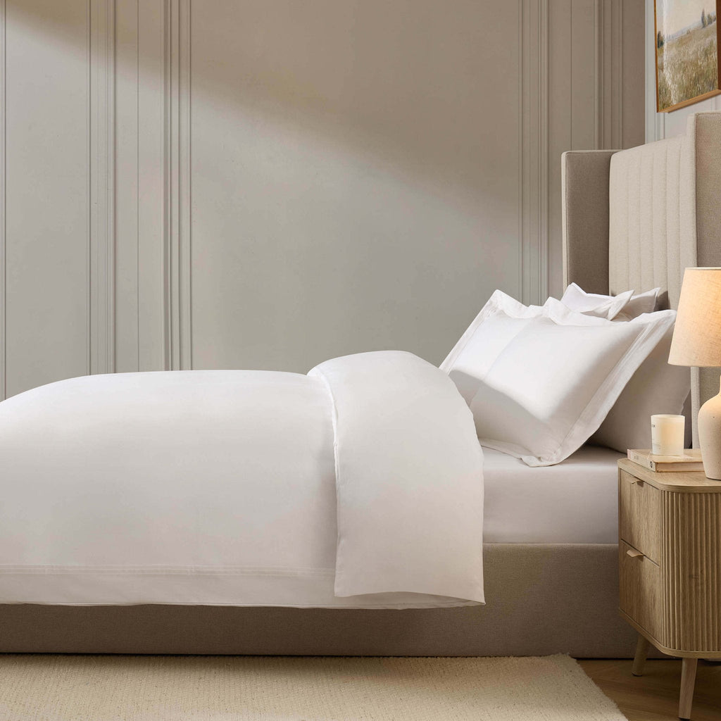 Dusklia - Marlowe 600 Thread Count Duvet Cover- White