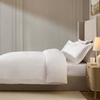 Dusklia - Marlowe 600 Thread Count Duvet Cover- White