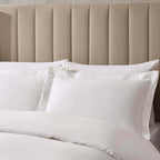 Dusklia - Marlowe 600 Thread Count Pair of Oxford Pillowcases - White