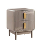 Dusklia - Marnie 2 Drawer Bedside Table - Taupe