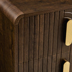 Dusklia - Marnie 2 Drawer Bedside Table - Walnut