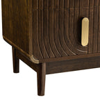 Dusklia - Marnie 2 Drawer Bedside Table - Walnut