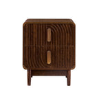 Dusklia - Marnie 2 Drawer Bedside Table - Walnut