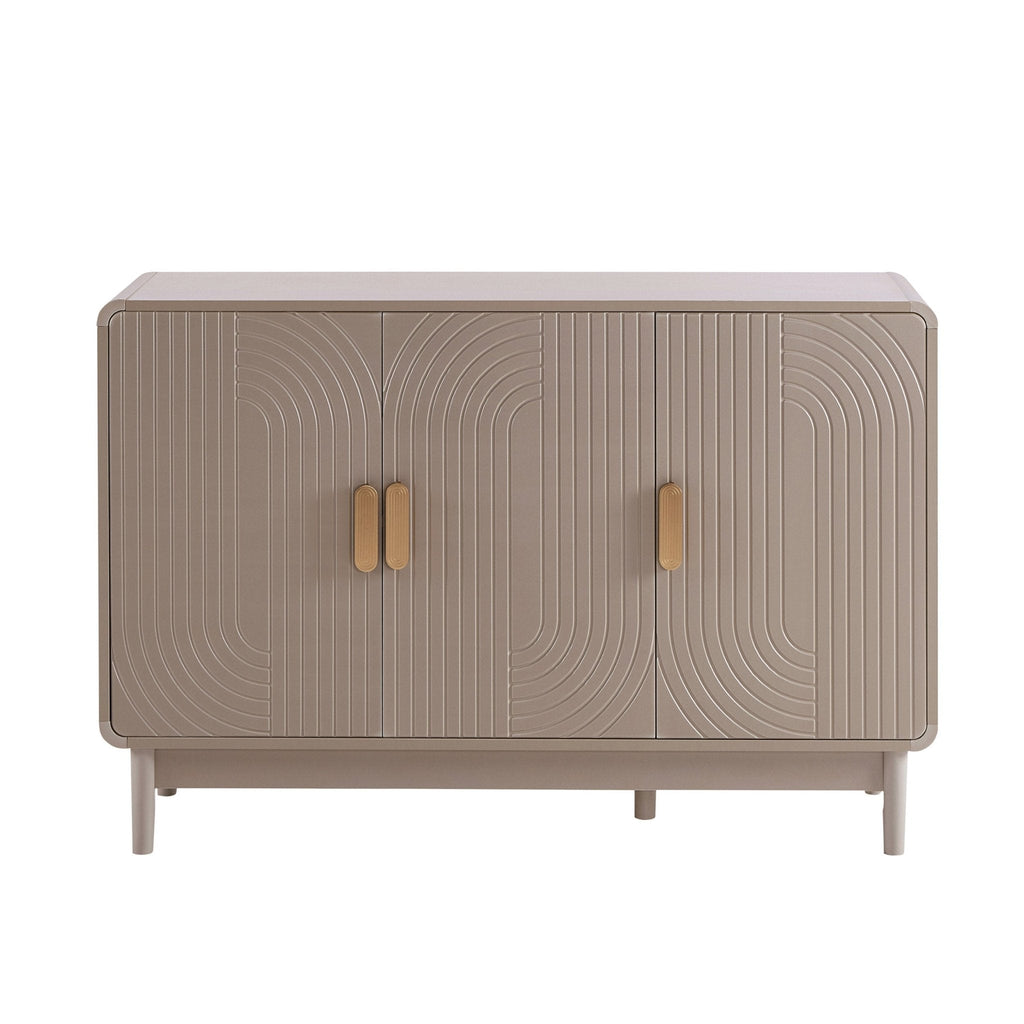 Dusklia - Marnie 3 Door Sideboard - Taupe