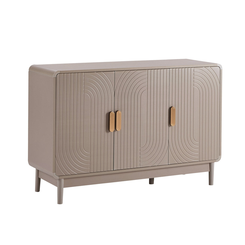 Dusklia - Marnie 3 Door Sideboard - Taupe