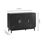 Dusklia - Marnie 3 Door Sideboard - Taupe