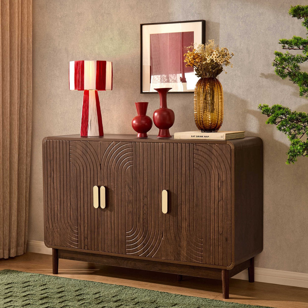 Dusklia - Marnie 3 Door Sideboard - Walnut