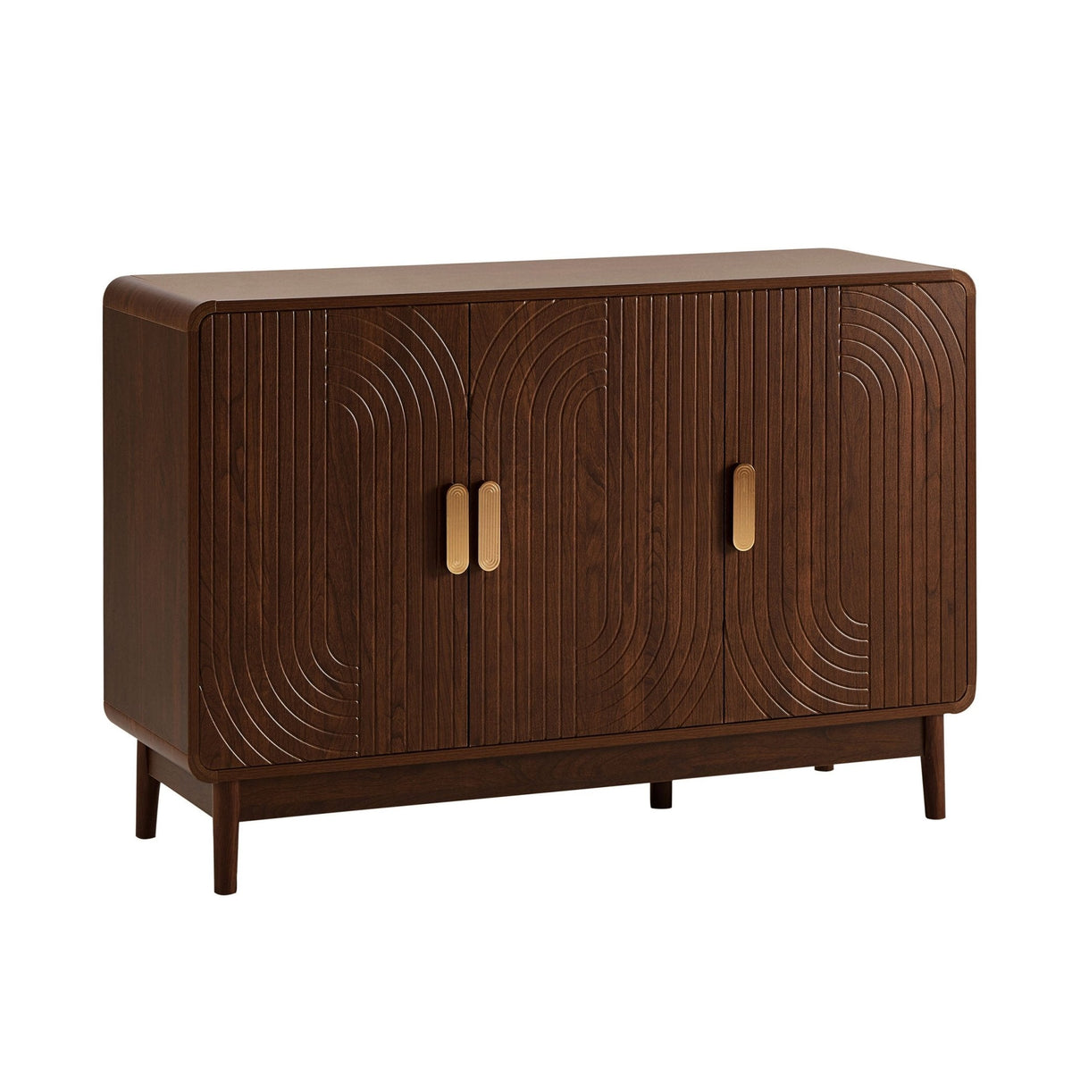 Dusklia - Marnie 3 Door Sideboard - Walnut