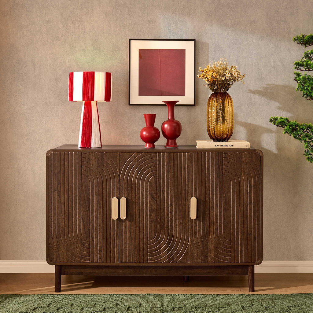 Dusklia - Marnie 3 Door Sideboard - Walnut
