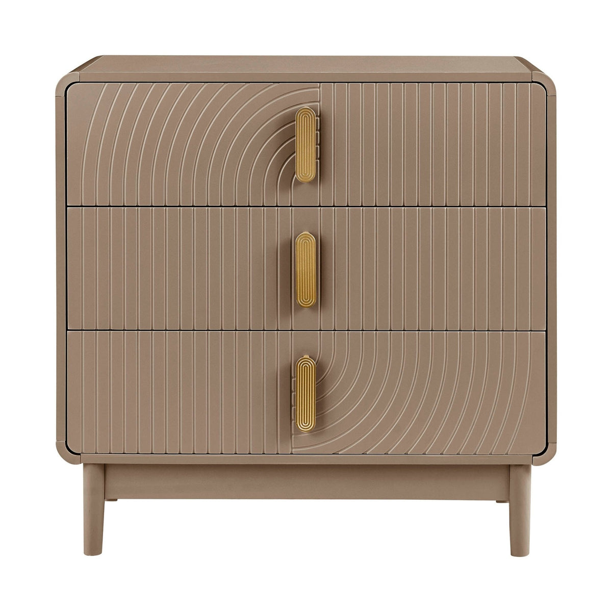 Dusklia - Marnie 3 Drawer Chest - Taupe