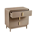 Dusklia - Marnie 3 Drawer Chest - Taupe