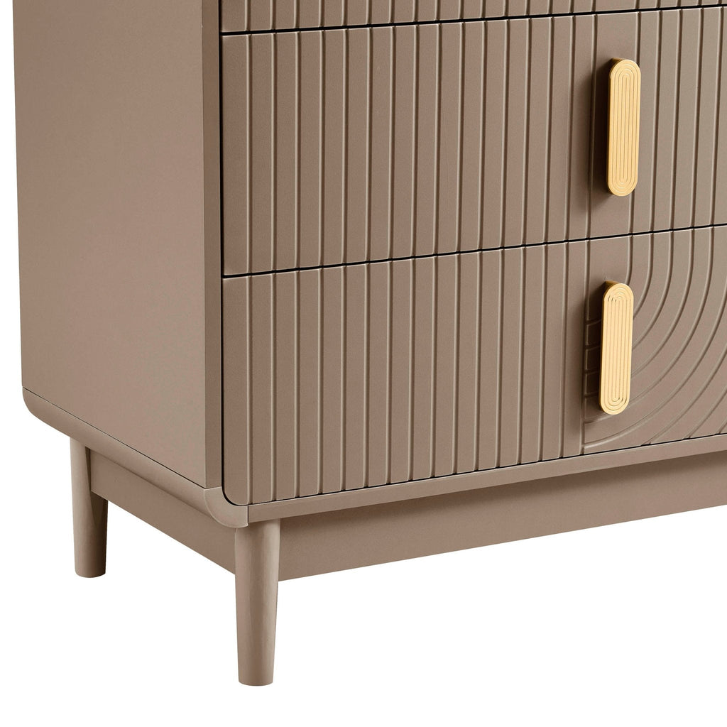 Dusklia - Marnie 3 Drawer Chest - Taupe