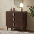 Dusklia - Marnie 3 Drawer Chest - Walnut