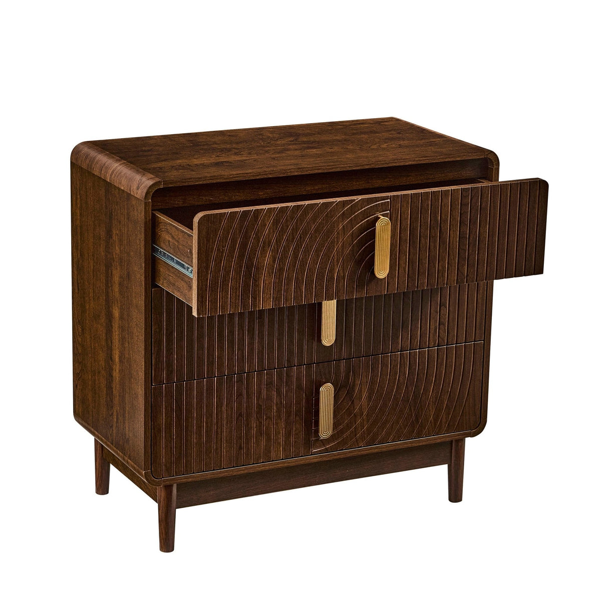 Dusklia - Marnie 3 Drawer Chest - Walnut