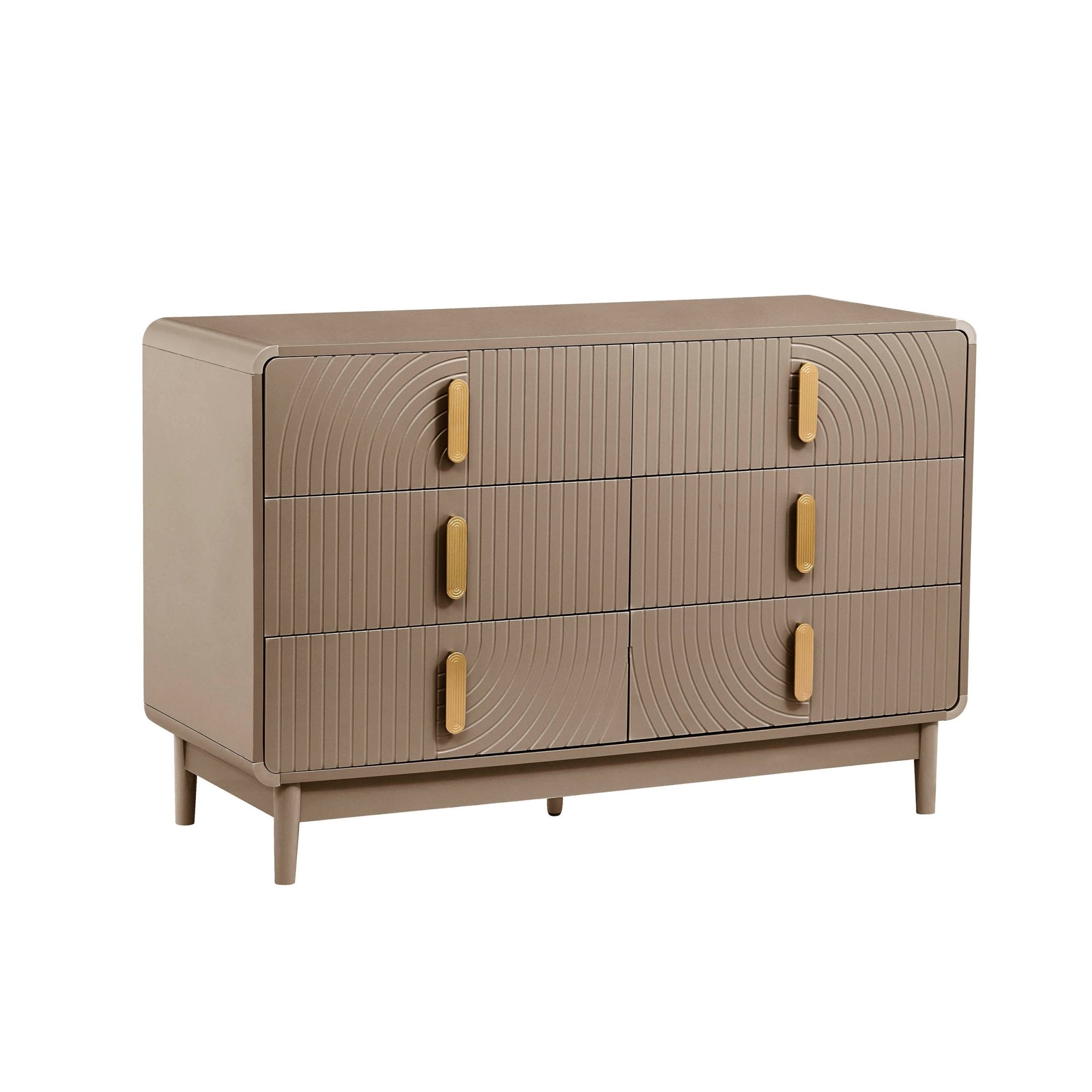 Dusklia - Marnie 6 Drawer Chest - Taupe