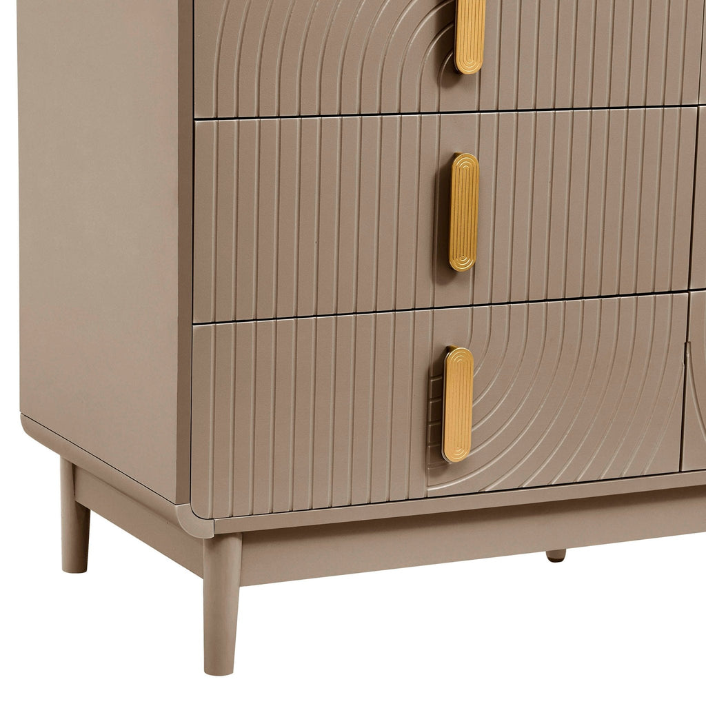 Dusklia - Marnie 6 Drawer Chest - Taupe
