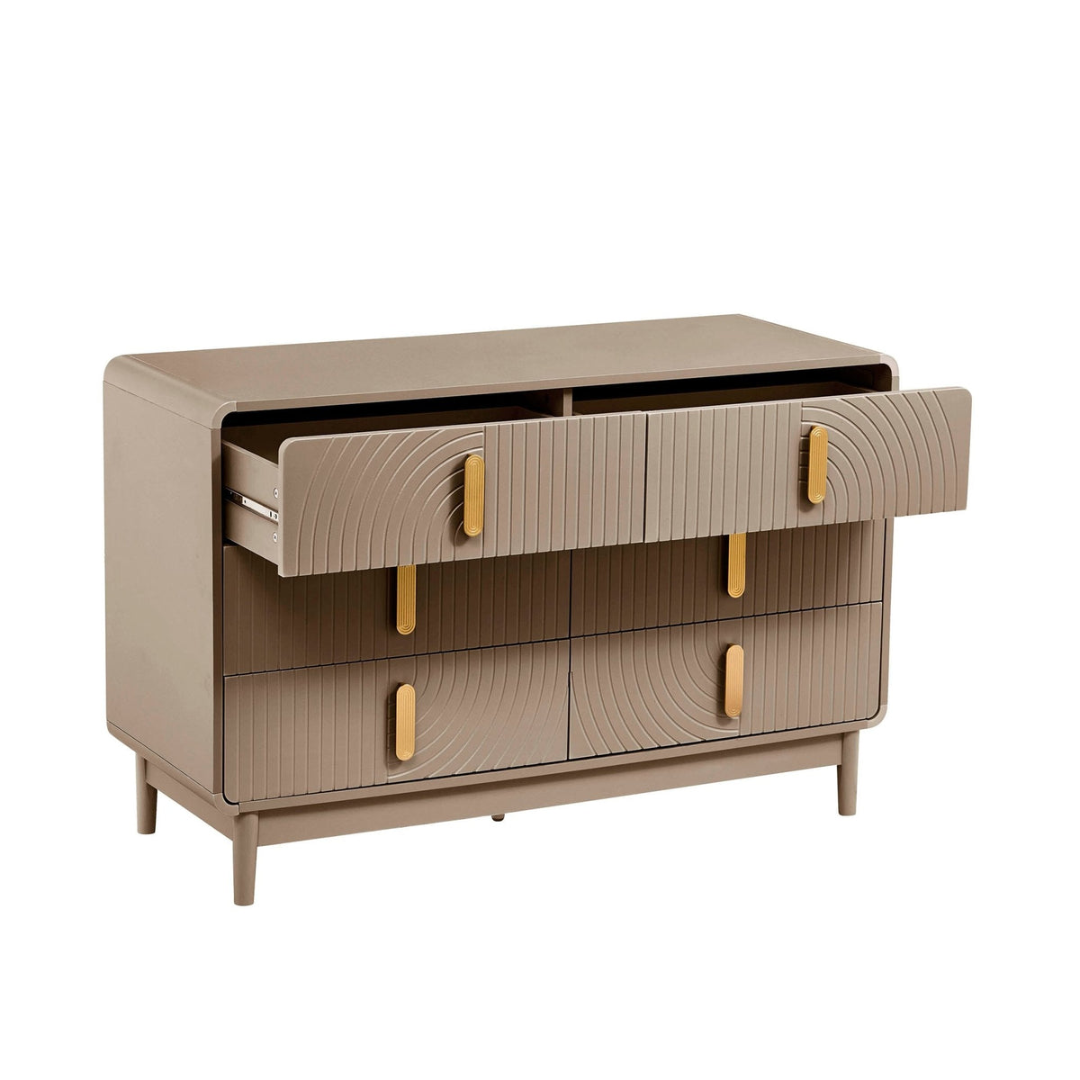Dusklia - Marnie 6 Drawer Chest - Taupe