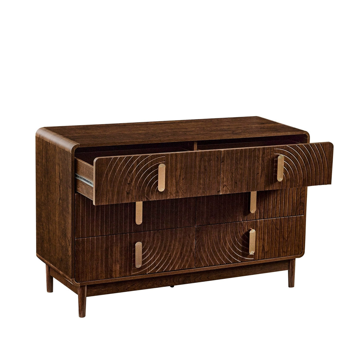 Dusklia - Marnie 6 Drawer Chest - Walnut