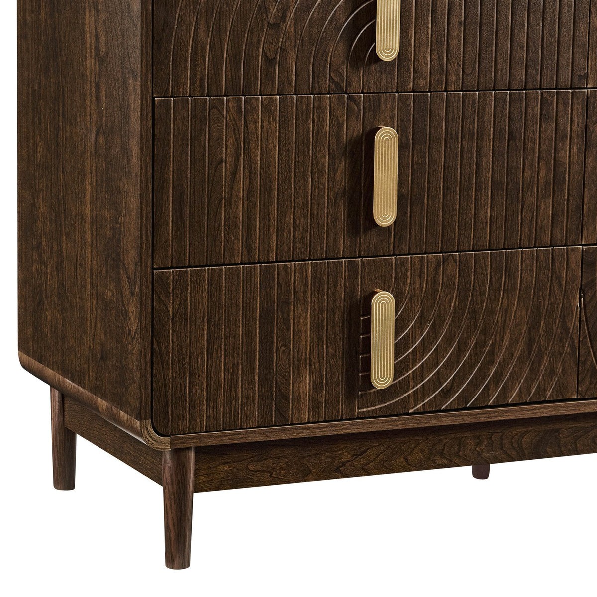 Dusklia - Marnie 6 Drawer Chest - Walnut