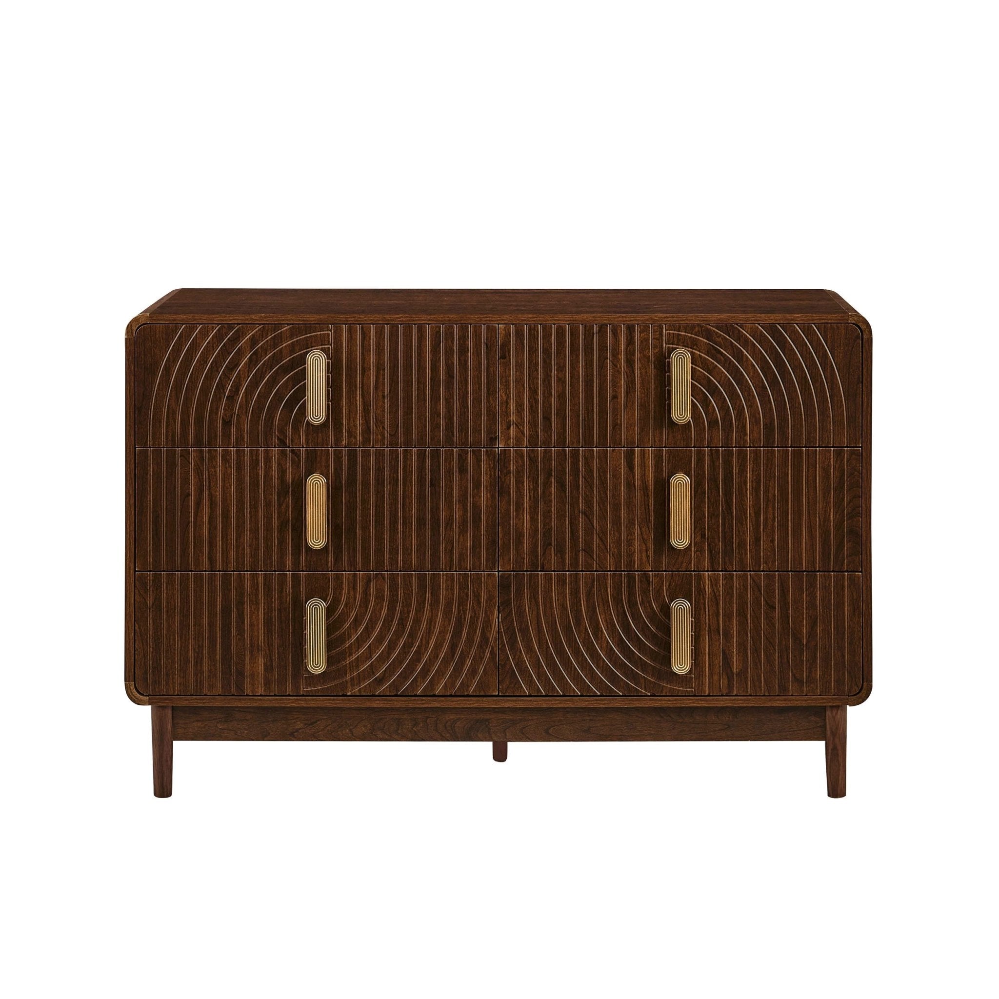 Dusklia - Marnie 6 Drawer Chest - Walnut