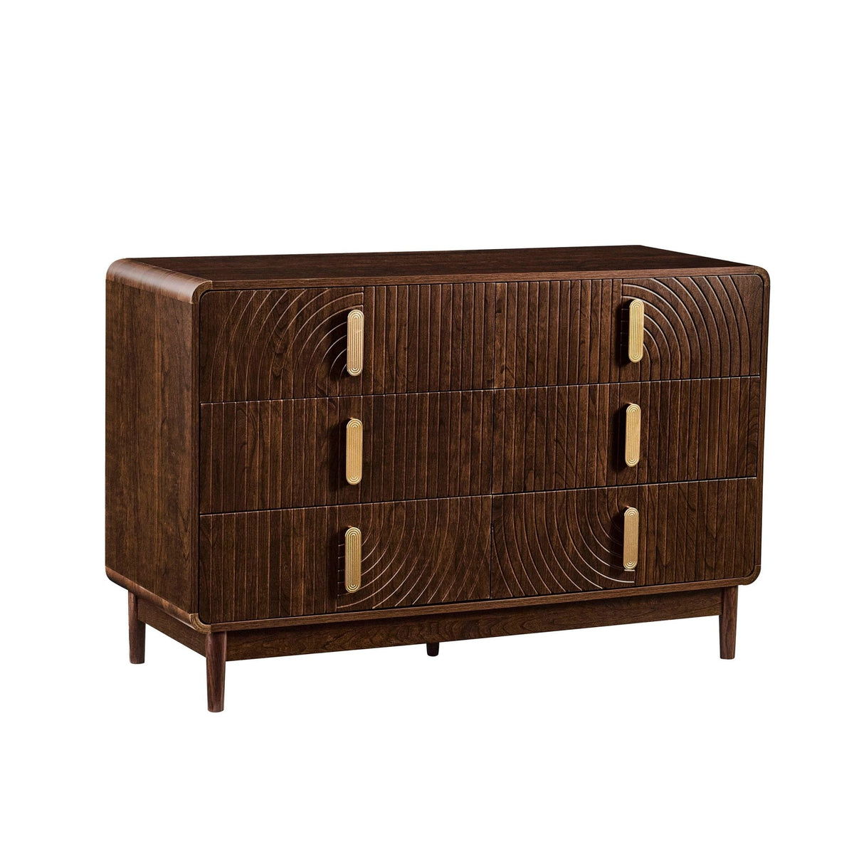Dusklia - Marnie 6 Drawer Chest - Walnut