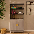 Dusklia - Marnie Bookshelf - Taupe