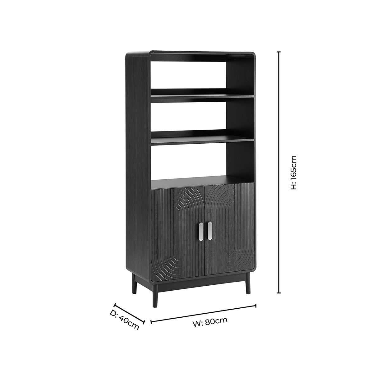 Dusklia - Marnie Bookshelf - Taupe